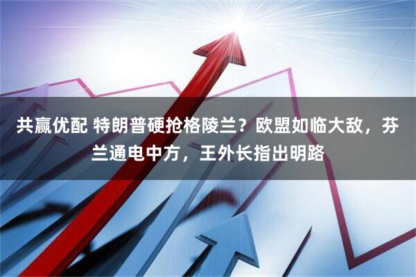 共赢优配 特朗普硬抢格陵兰？欧盟如临大敌，芬兰通电中方，王外长指出明路